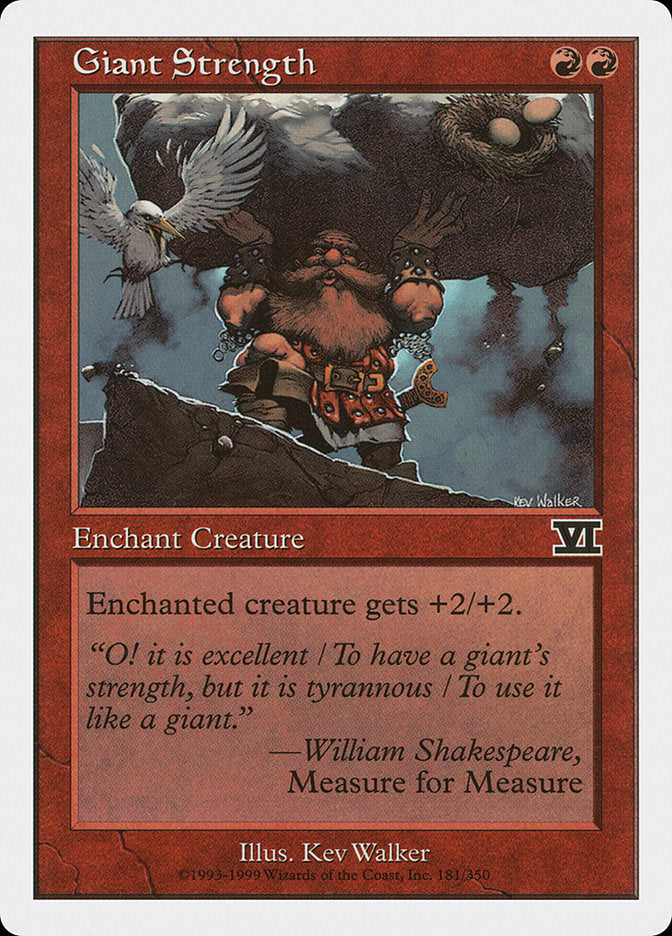 Giant Strength [Classic Sixth Edition] | Clutch Gaming