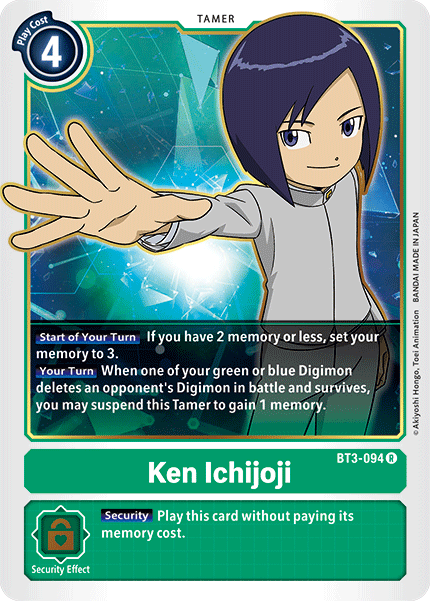 Ken Ichijoji [BT3-094] [Release Special Booster Ver.1.5] | Clutch Gaming