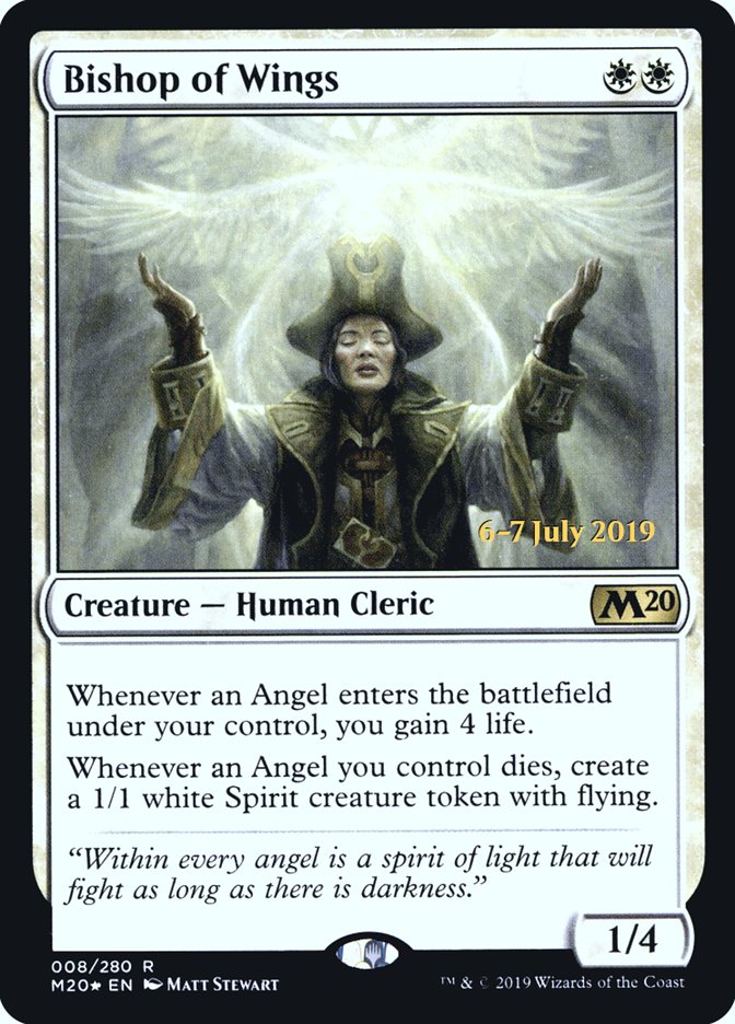 Bishop of Wings [Core Set 2020 Prerelease Promos] | Clutch Gaming