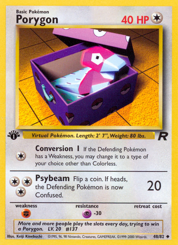 Porygon (48/82) [Team Rocket 1st Edition] | Clutch Gaming