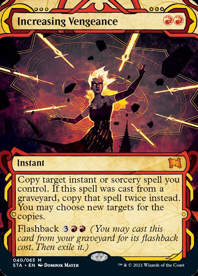 Increasing Vengeance (Foil Etched) [Strixhaven: School of Mages Mystical Archive] | Clutch Gaming