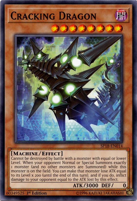 Cracking Dragon [SP18-EN014] Common | Clutch Gaming
