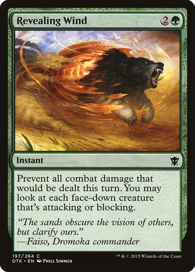 Revealing Wind [Dragons of Tarkir] | Clutch Gaming