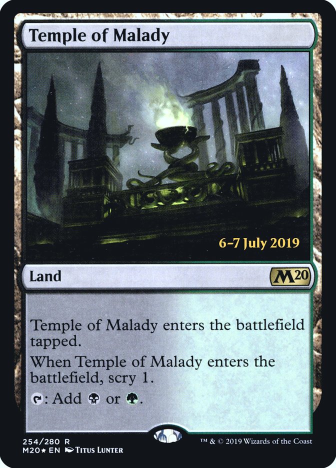 Temple of Malady [Core Set 2020 Prerelease Promos] | Clutch Gaming