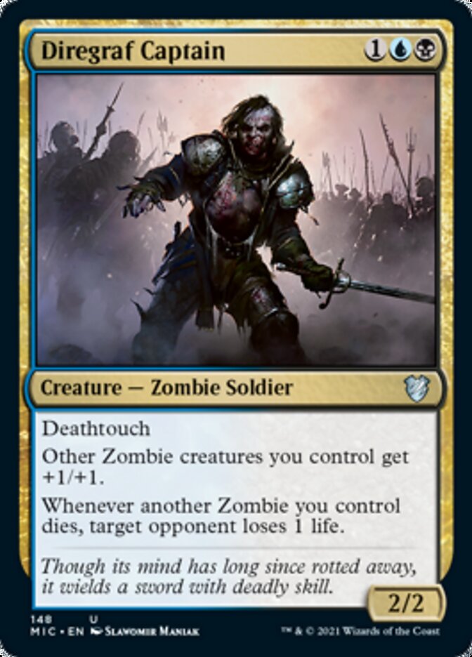 Diregraf Captain [Innistrad: Midnight Hunt Commander] | Clutch Gaming