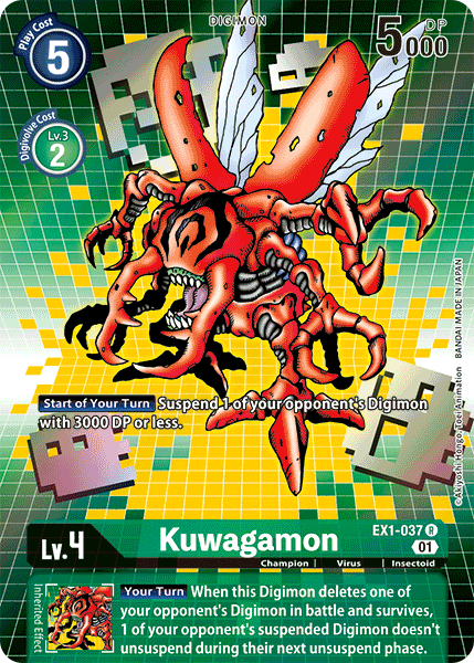 Kuwagamon [EX1-037] (Alternate Art) [Classic Collection] | Clutch Gaming