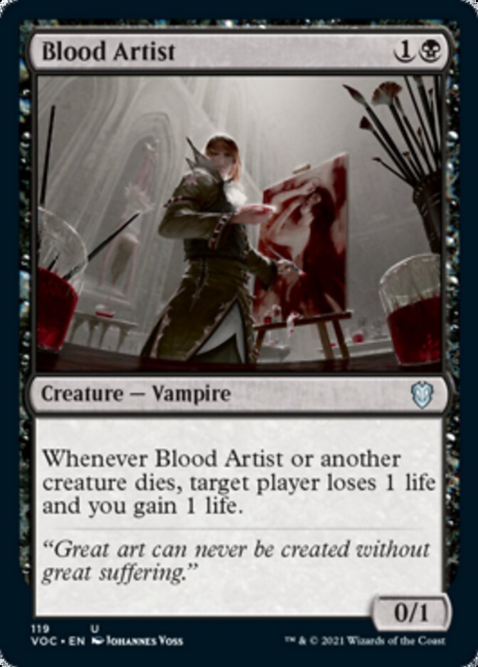 Blood Artist [Innistrad: Crimson Vow Commander] | Clutch Gaming