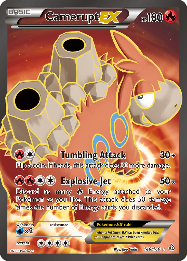 Camerupt EX (146/160) [XY: Primal Clash] | Clutch Gaming