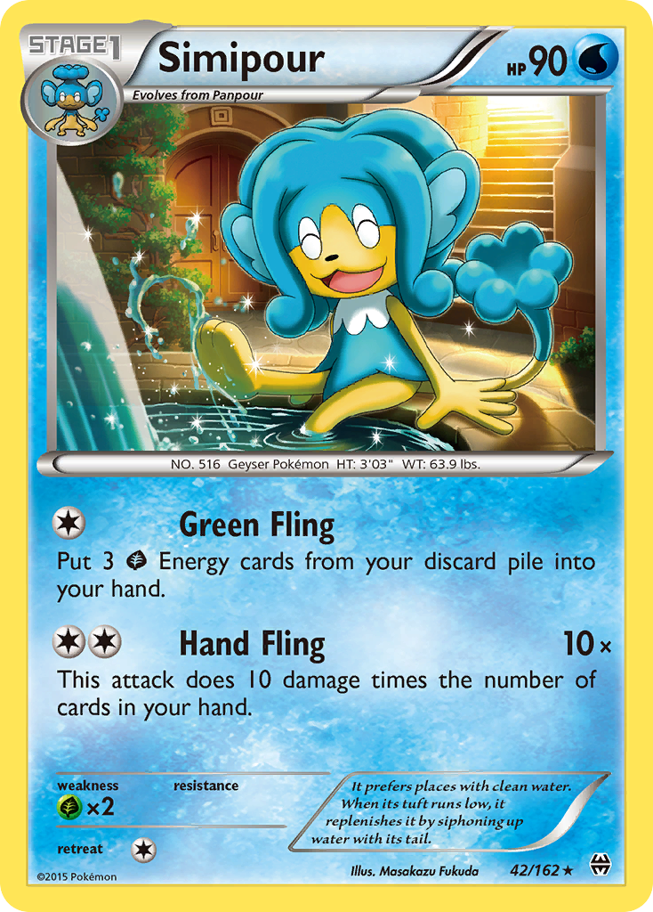 Simipour (42/162) [XY: BREAKthrough] | Clutch Gaming