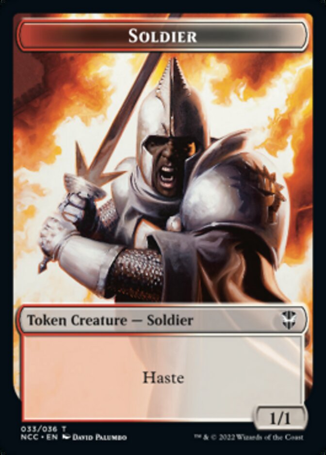 Soldier (33) // Devil Double-Sided Token [Streets of New Capenna Commander Tokens] | Clutch Gaming