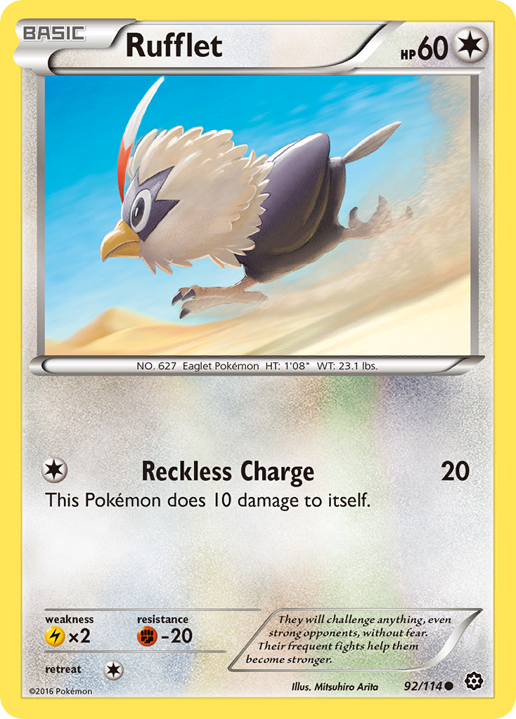 Rufflet (92/114) [XY: Steam Siege] | Clutch Gaming