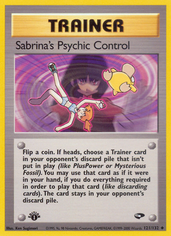 Sabrina's Psychic Control (121/132) [Gym Challenge 1st Edition] | Clutch Gaming