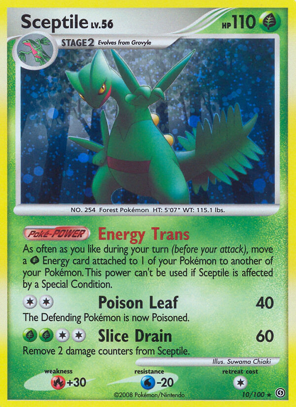 Sceptile (10/100) (Theme Deck Exclusive) [Diamond & Pearl: Stormfront] | Clutch Gaming