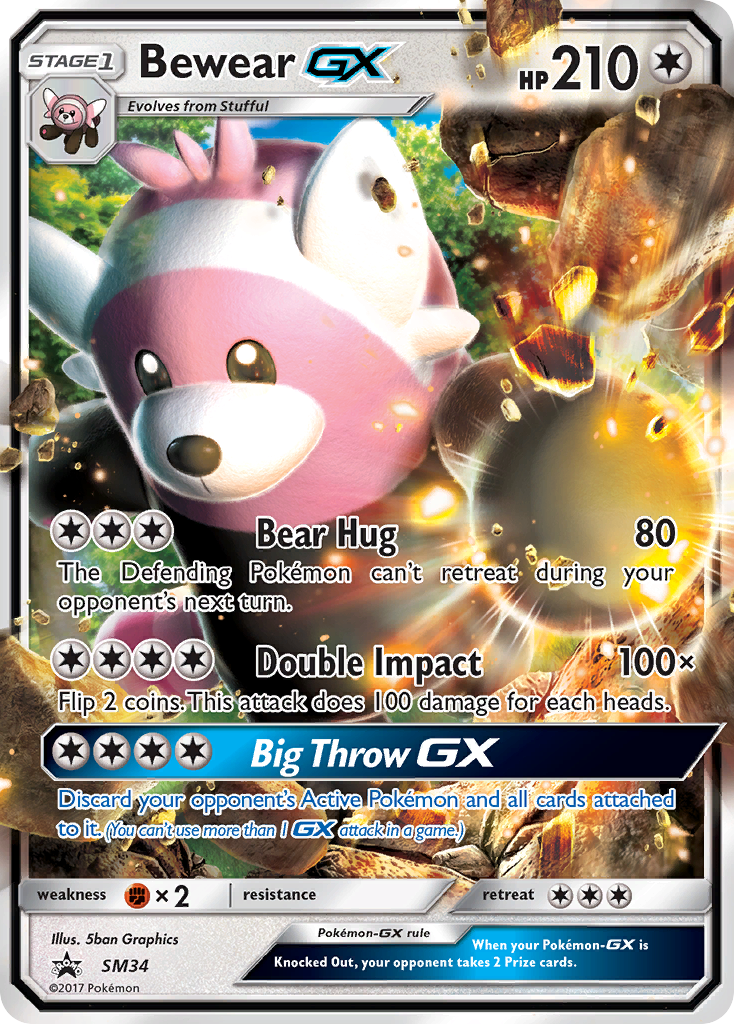 Bewear GX (SM34) [Sun & Moon: Black Star Promos] | Clutch Gaming