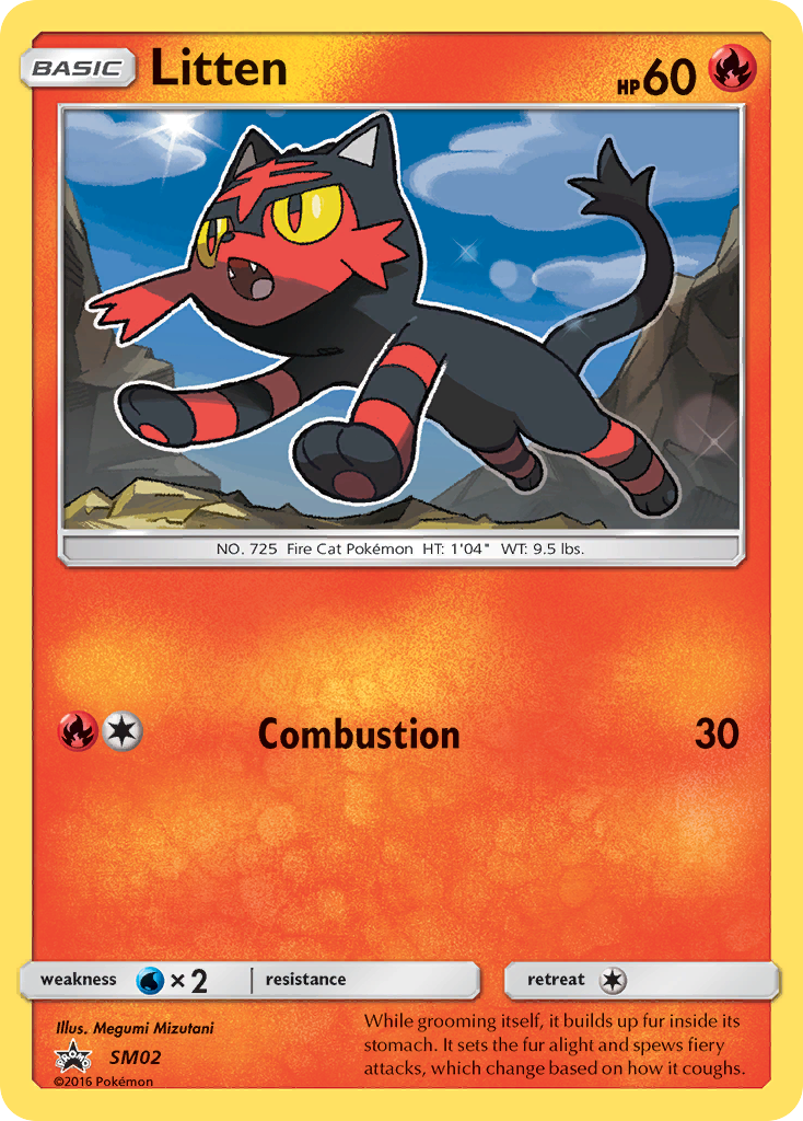 Litten (SM02) [Sun & Moon: Black Star Promos] | Clutch Gaming