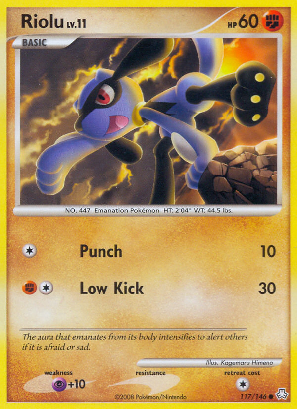 Riolu (117/146) [Diamond & Pearl: Legends Awakened] | Clutch Gaming