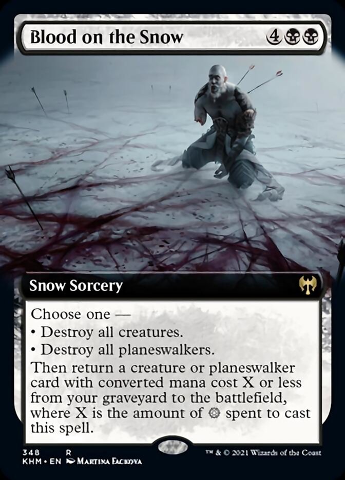 Blood on the Snow (Extended Art) [Kaldheim] | Clutch Gaming