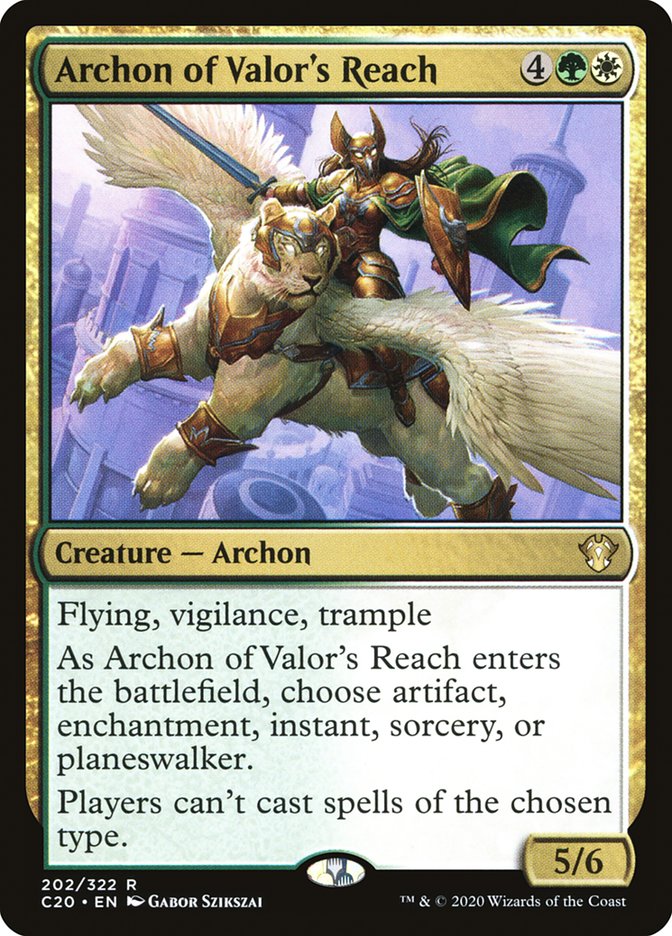 Archon of Valor's Reach [Commander 2020] | Clutch Gaming