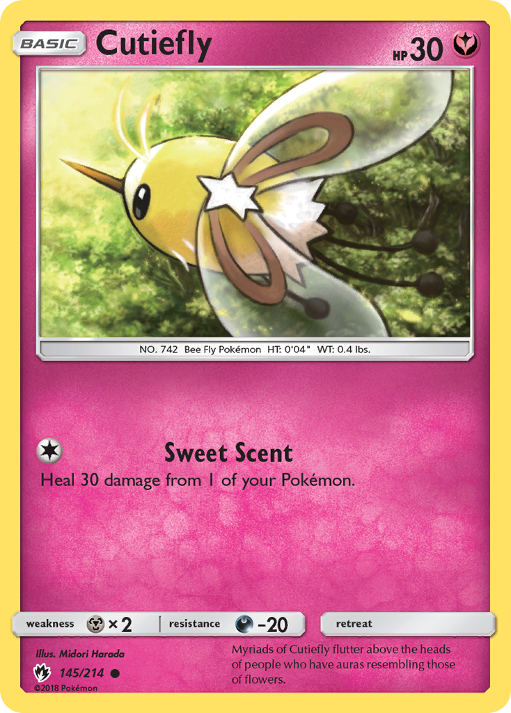 Cutiefly (145/214) [Sun & Moon: Lost Thunder] | Clutch Gaming