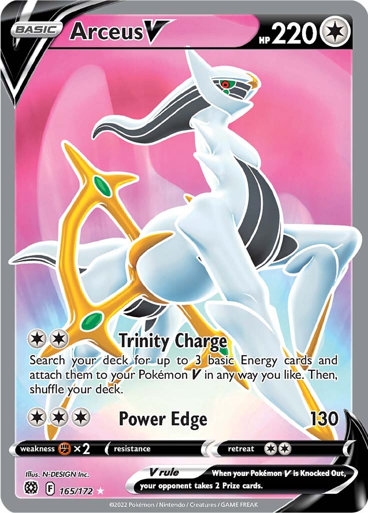 Arceus V (165/172) [Sword & Shield: Brilliant Stars] | Clutch Gaming