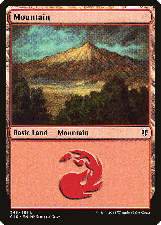 Mountain (346) [Commander 2016] | Clutch Gaming