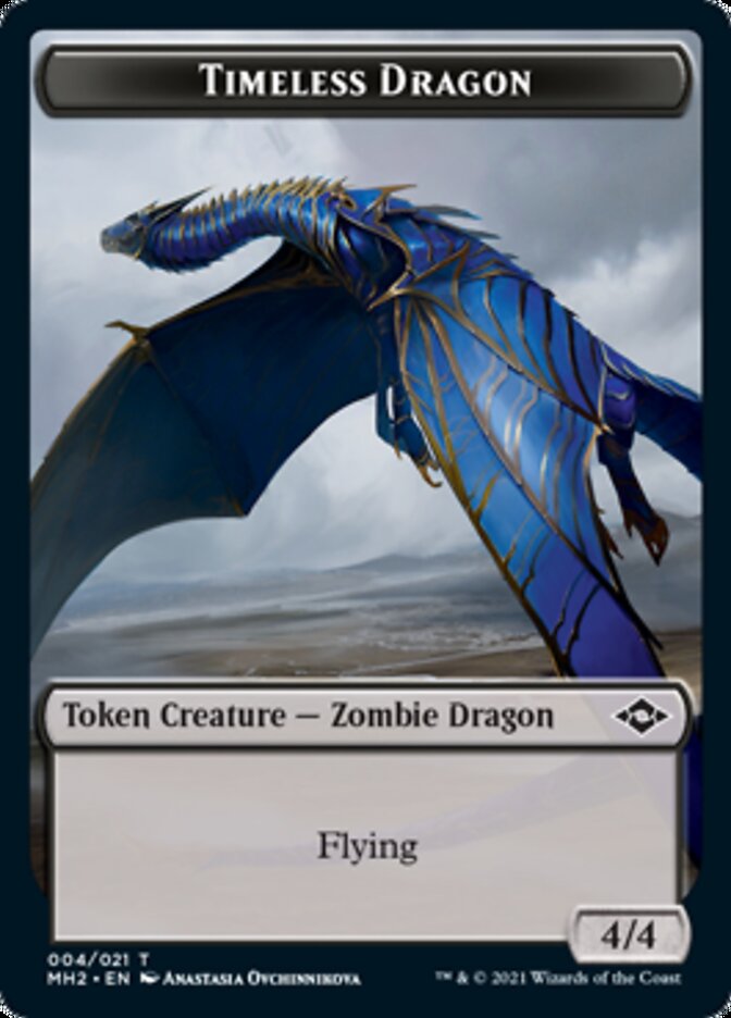 Food (18) // Timeless Dragon Double-Sided Token [Modern Horizons 2 Tokens] | Clutch Gaming