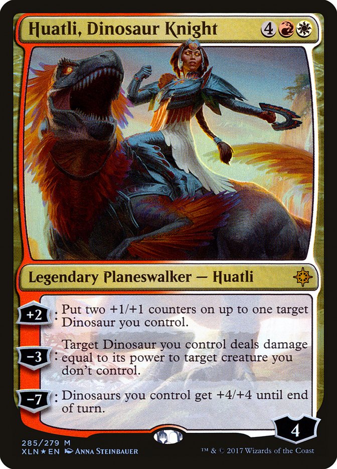 Huatli, Dinosaur Knight [Ixalan] | Clutch Gaming