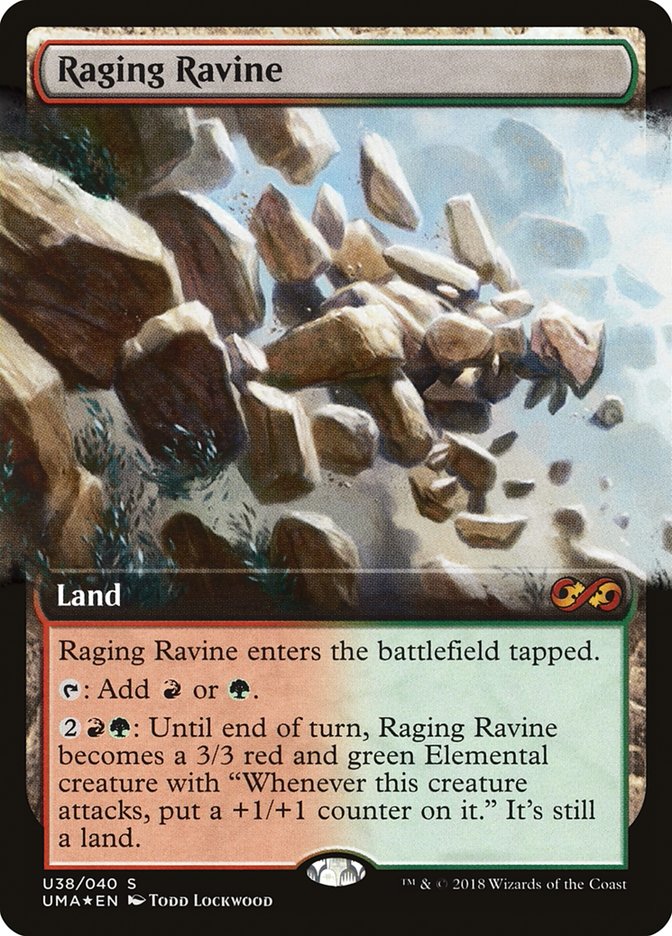 Raging Ravine (Topper) [Ultimate Masters Box Topper] | Clutch Gaming
