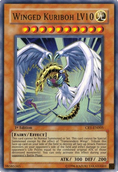 Winged Kuriboh LV10 [CRV-EN005] Ultra Rare | Clutch Gaming