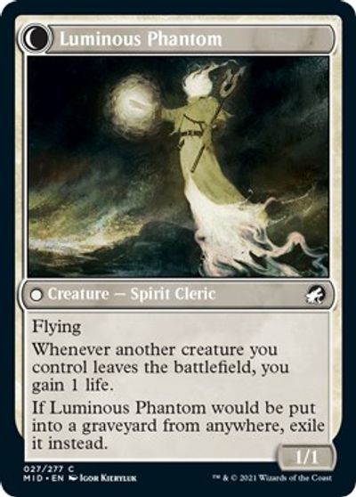 Lunarch Veteran // Luminous Phantom [Innistrad: Midnight Hunt] | Clutch Gaming