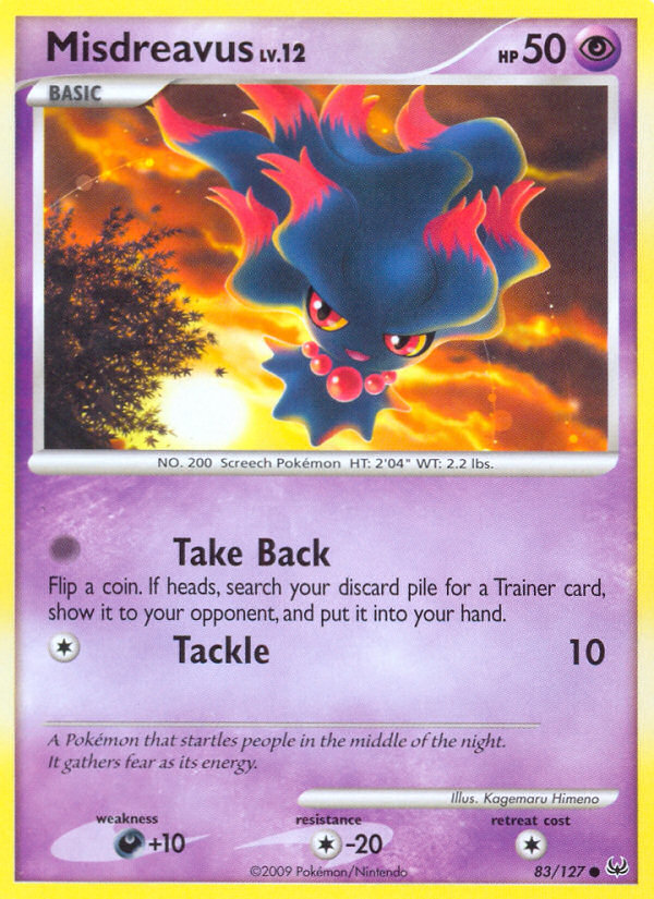 Misdreavus (83/127) [Platinum: Base Set] | Clutch Gaming