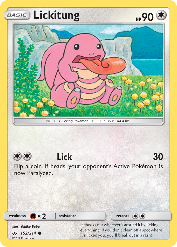 Lickitung (152/214) [Sun & Moon: Unbroken Bonds] | Clutch Gaming