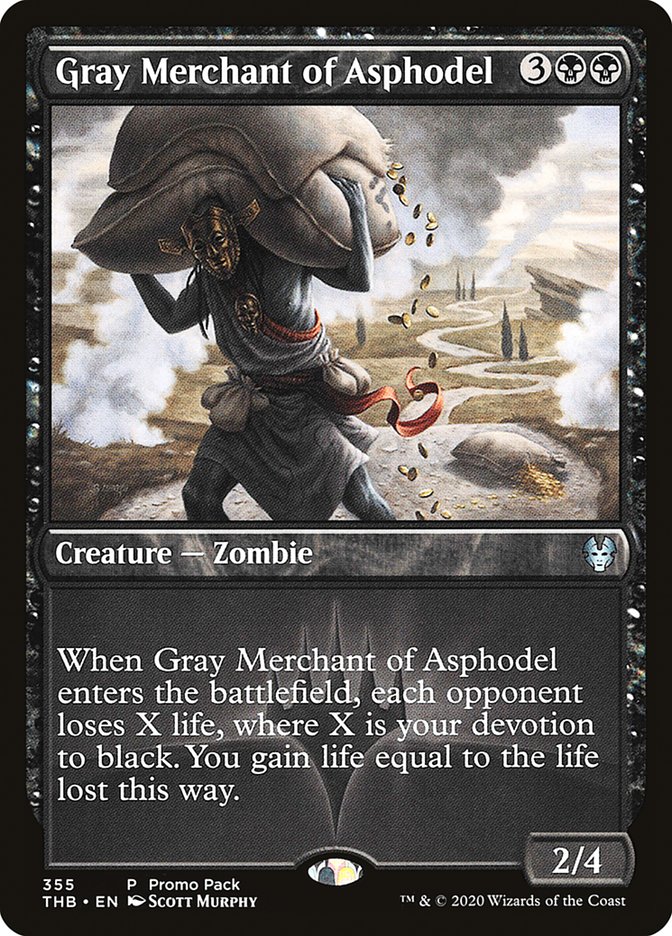 Gray Merchant of Asphodel (Promo Pack) [Theros Beyond Death Promos] | Clutch Gaming