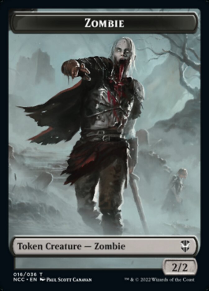 Zombie // Drake Double-Sided Token [Streets of New Capenna Commander Tokens] | Clutch Gaming