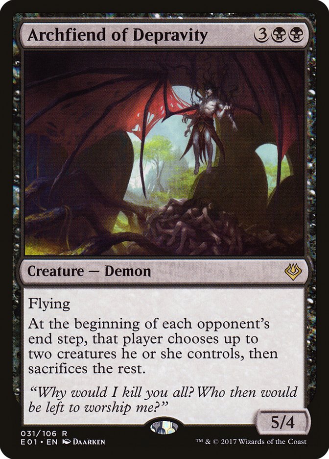 Archfiend of Depravity [Archenemy: Nicol Bolas] | Clutch Gaming