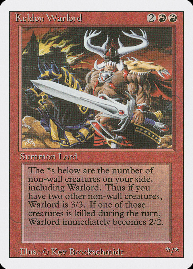 Keldon Warlord [Revised Edition] | Clutch Gaming