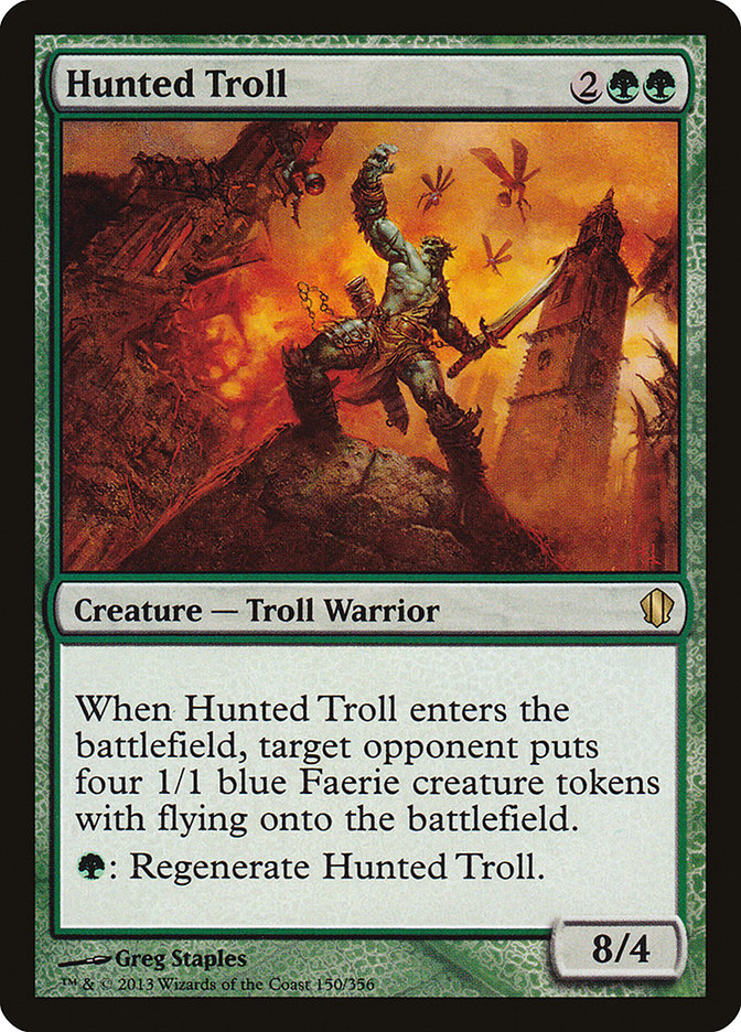 Hunted Troll [Commander 2013] | Clutch Gaming