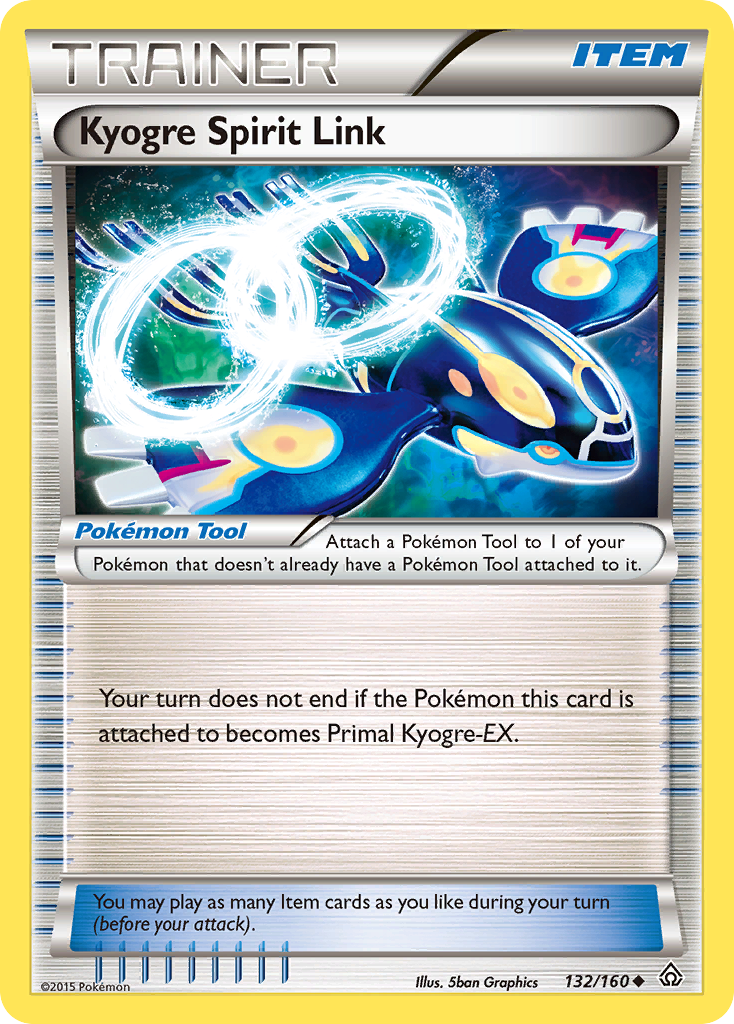 Kyogre Spirit Link (132/160) [XY: Primal Clash] | Clutch Gaming