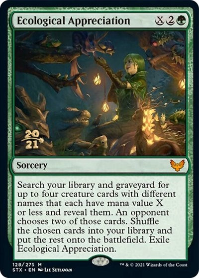 Ecological Appreciation [Strixhaven: School of Mages Prerelease Promos] | Clutch Gaming