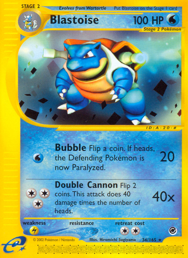 Blastoise (36/165) [Expedition: Base Set] | Clutch Gaming