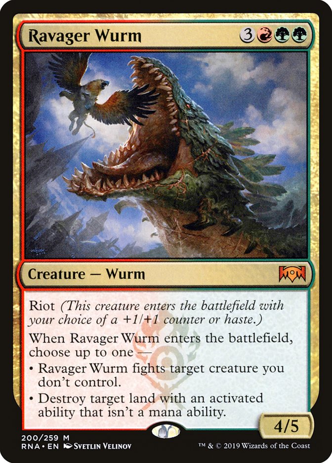 Ravager Wurm [Ravnica Allegiance] | Clutch Gaming