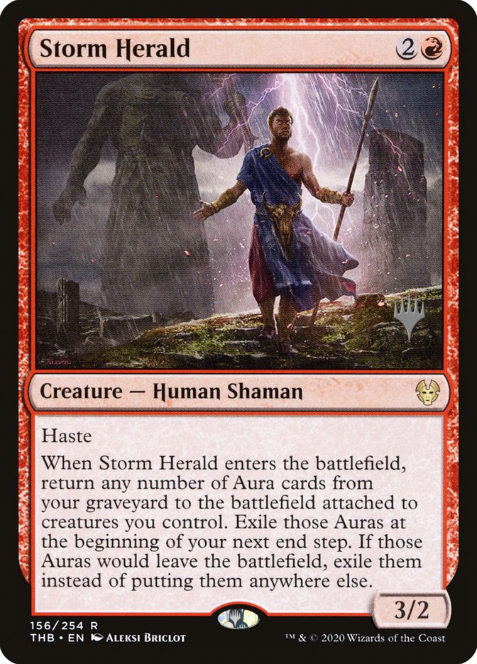 Storm Herald (Promo Pack) [Theros Beyond Death Promos] | Clutch Gaming