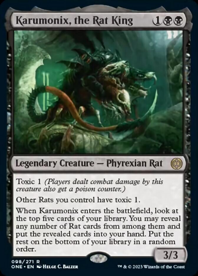 Karumonix, the Rat King [Phyrexia: All Will Be One] | Clutch Gaming