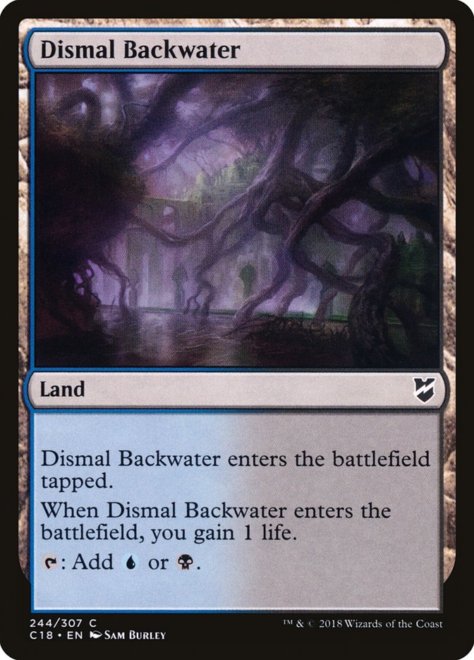 Dismal Backwater [Commander 2018] | Clutch Gaming