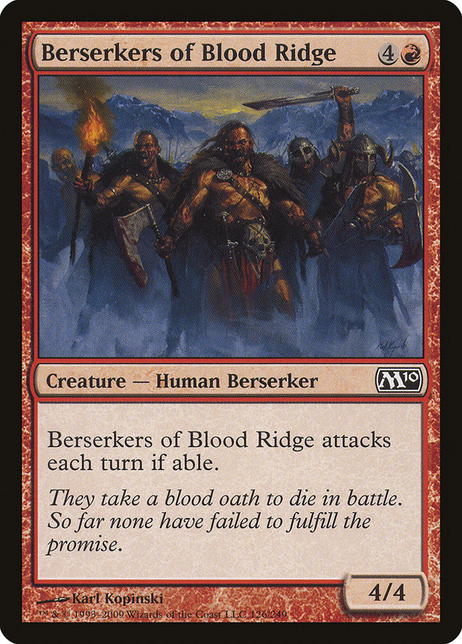 Berserkers of Blood Ridge [Magic 2010] | Clutch Gaming