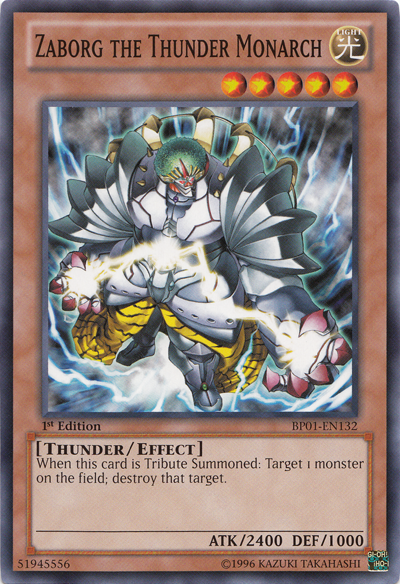 Zaborg the Thunder Monarch [BP01-EN132] Common | Clutch Gaming