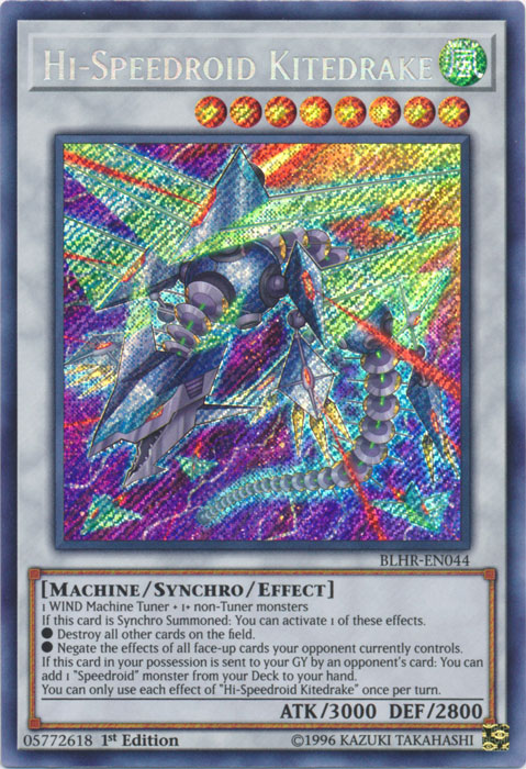 Hi-Speedroid Kitedrake [BLHR-EN044] Secret Rare | Clutch Gaming