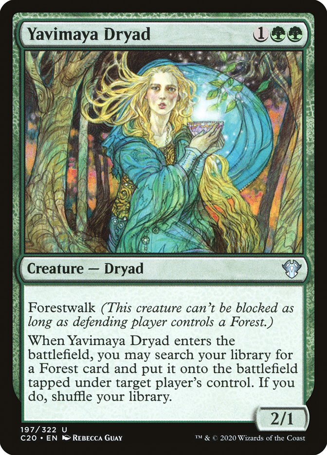 Yavimaya Dryad [Commander 2020] | Clutch Gaming