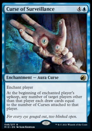 Curse of Surveillance (Promo Pack) [Innistrad: Midnight Hunt Promos] | Clutch Gaming