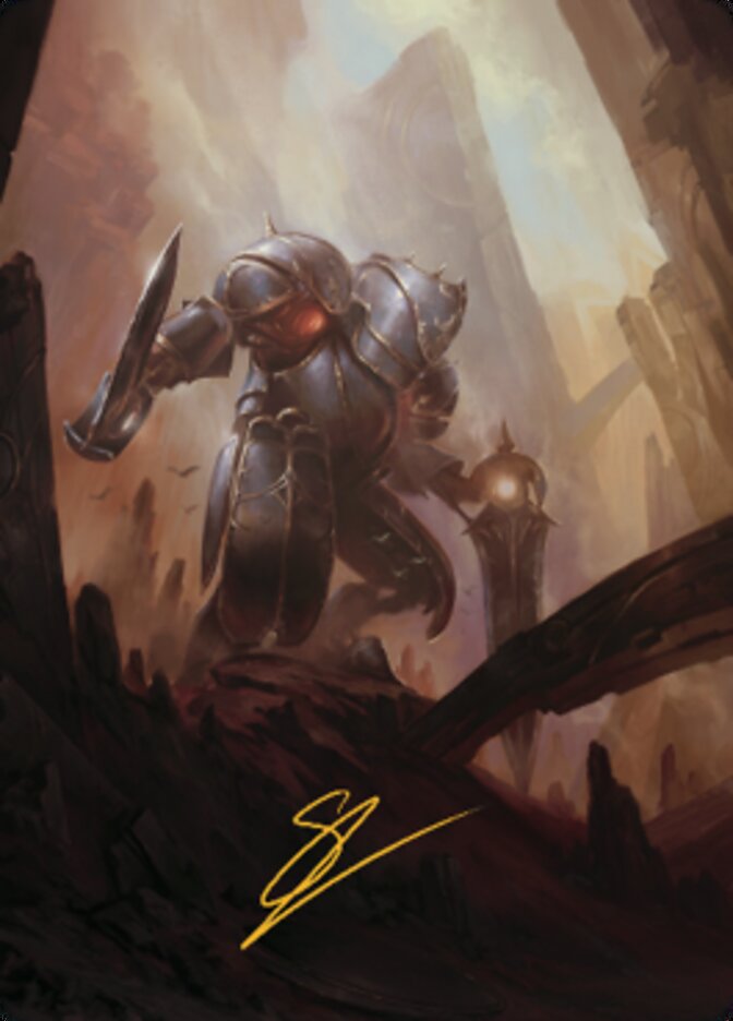 Mountain Art Card (Gold-Stamped Signature) [The Brothers' War Art Series] | Clutch Gaming